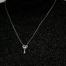 Load image into Gallery viewer, Key Necklace in Sterling Silver (20 x 11mm)
