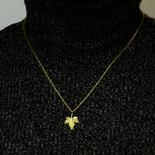 Load image into Gallery viewer, Maple Leaf Necklace in Sterling Silver (19 x 15mm)
