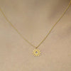 Sun Necklace in Sterling Silver (17 x 14mm)
