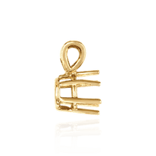 Load image into Gallery viewer, 14K Gold ITI NYC Round Six Prong Double Wire Pendants in 14K Gold (0.10 ct - 3.50 ct)
