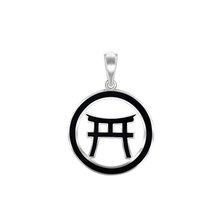 Load image into Gallery viewer, ITI NYC Torii Gate Pendant in Sterling Silver
