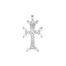 Load image into Gallery viewer, ITI NYC Armenian Cross Pendant in Sterling Silver
