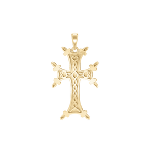 ITI NYC Armenian Cross Pendant in 14K Gold