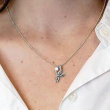 Load image into Gallery viewer, ITI NYC Angel Pendant with Fresh Water Pearl in Sterling Silver
