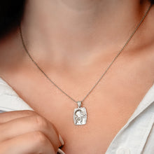 Load image into Gallery viewer, ITI NYC Praying Child Double-Sided Pendant in Sterling Silver
