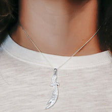 Load image into Gallery viewer, ITI NYC Zulfiqar Sword Pendant in Sterling Silver
