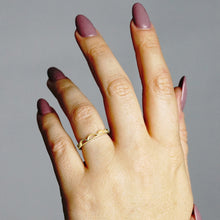 Load image into Gallery viewer, Stackable Ring with Scalloped Design in Sterling Silver
