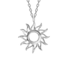 Sun Necklace in Sterling Silver (17 x 14mm)