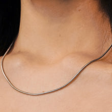 Load image into Gallery viewer, Seaport Snake Chain Necklace in Sterling Silver
