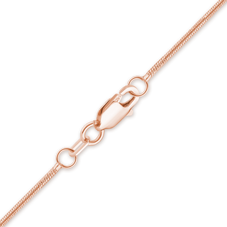 Seaport Snake Anklet in 14K Rose Gold