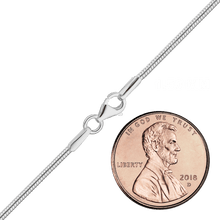 Load image into Gallery viewer, Seaport Snake Chain Necklace in Sterling Silver
