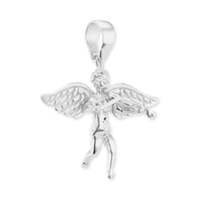 Load image into Gallery viewer, ITI NYC Angel Pendant in Sterling Silver
