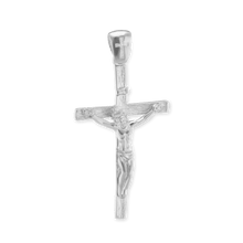 Load image into Gallery viewer, ITI NYC Freeform Crucifix Pendant in Sterling Silver
