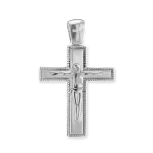 ITI NYC Classic Crucifix Pendant in Sterling Silver