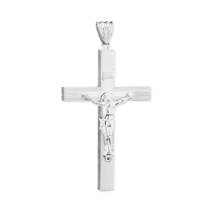 ITI NYC Classic Crucifix Pendant in Sterling Silver