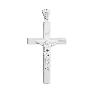 ITI NYC Classic Crucifix Pendant in Sterling Silver