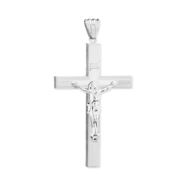ITI NYC Classic Crucifix Pendant in Sterling Silver