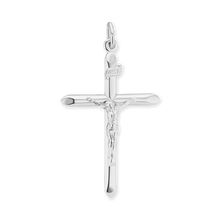 Load image into Gallery viewer, ITI NYC Traditional Crucifix Pendant in Sterling Silver
