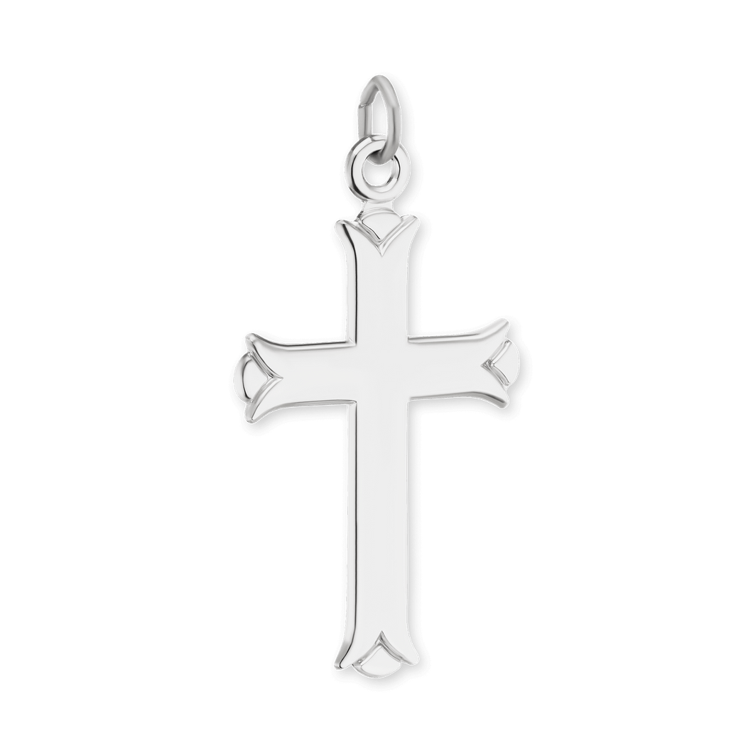 ITI NYC Trefoil Cross Pendant in Sterling Silver