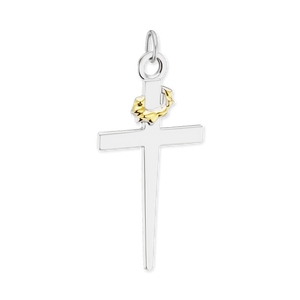 ITI NYC Nail Cross Pendant in Sterling Silver