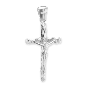 ITI NYC Freeform Crucifix Pendant in Sterling Silver