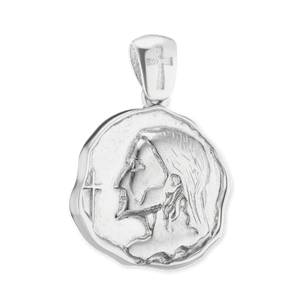 ITI NYC Jesus Christ Pendant Medallion in Sterling Silver