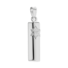 Load image into Gallery viewer, ITI NYC Mezuzah Specialty Pendant in Sterling Silver
