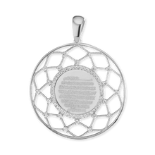 Load image into Gallery viewer, ITI NYC Quran Verse Pendant in Sterling Silver
