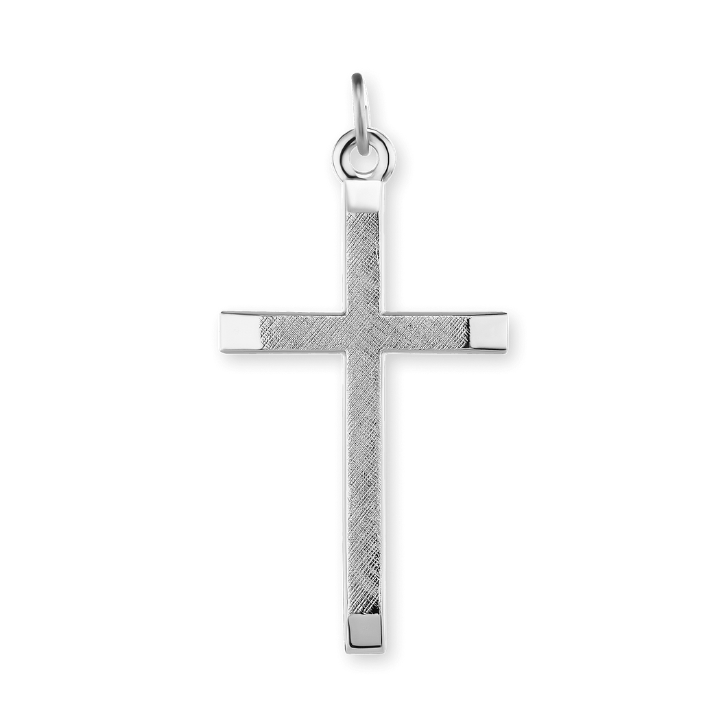 ITI NYC Classic Cross Pendant in Sterling Silver