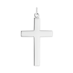 ITI NYC Double-Sided Cross Pendant with Lord's Prayer in Sterling Silver