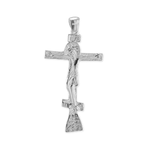 ITI NYC Orthodox Crucifix Pendant in Sterling Silver