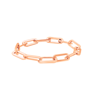 Tribeca Trace Chain Ring in Rose Gold Filled