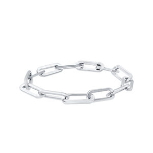 Tribeca Trace Chain Ring in Sterling Silver