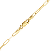 Tribeca Trace Paperclip Anklet in 18K Yellow Gold