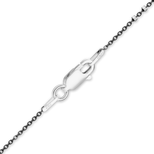 Nassau St. Multi-Studded Cable Chain Necklace in Sterling Silver