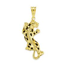 Load image into Gallery viewer, Panther Charm with CZ&#39;s (80 x 28mm)
