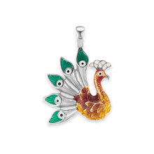 Load image into Gallery viewer, Peacock Charm (41 x 29mm)
