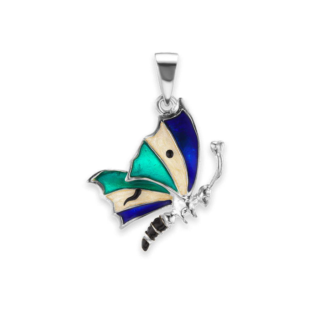 Side View Butterfly Charm (29 x 21mm)