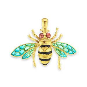 Fancy Bee Charm (30 x 41mm)
