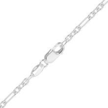 Load image into Gallery viewer, Forsyth St. Textured Cable Chain Bracelet in Sterling Silver
