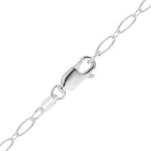 Load image into Gallery viewer, Fashion Ave. Oval Cable Chain Bracelet in Sterling Silver
