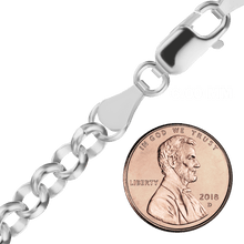 Load image into Gallery viewer, Soho Rolo Chain Bracelet in Sterling Silver
