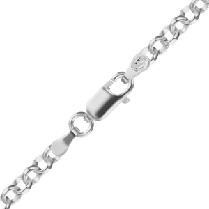 Soho Rolo Chain Anklet in Sterling Silver
