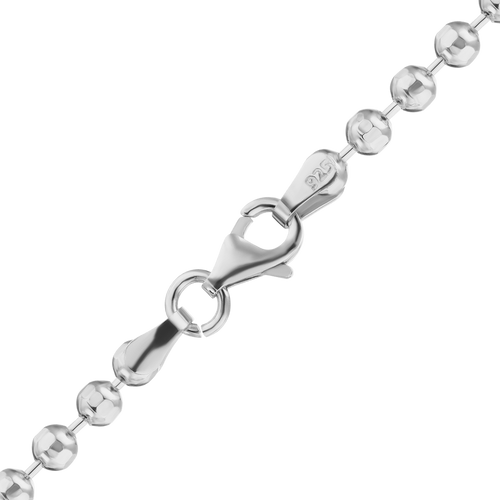 Broadway Bead Chain Bracelet in Sterling Silver