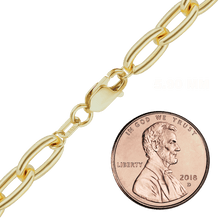Load image into Gallery viewer, Christopher St. Cable Chain Anklet in Yellow Gold
