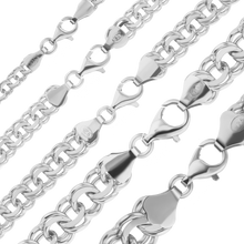 Load image into Gallery viewer, Grand St. Garibaldi Chain Necklace in Sterling Silver

