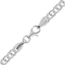 Load image into Gallery viewer, Grand St. Garibaldi Chain Anklet in Sterling Silver
