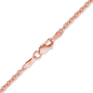 Chelsea Cable Anklet in 18K Rose Gold