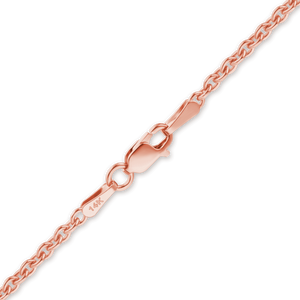 Chelsea Cable Anklet in 14K Rose Gold