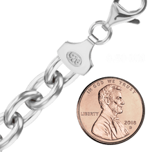 Load image into Gallery viewer, Chelsea Cable Chain Anklet in Sterling Silver
